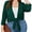 ZB2-Dark Green, variant on SHOWMALL Women's Plus Size Short Sleeve Cardigan, Purple 3X Open Front Lightweight Kimono Jacket for Spring Summer Fall