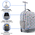 thumbnail image 6 of J World Boys And Girls Sunny 17" Kids Rolling Backpack, Every Daisy, 6 of 7