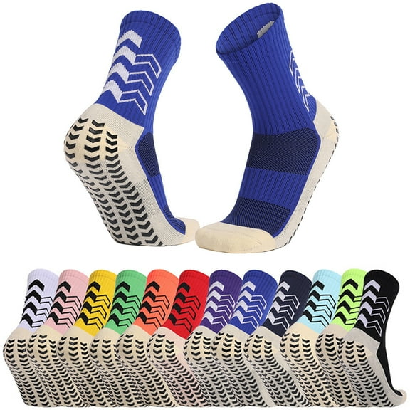 shenmeida 1 Pair Basketball Socks Cushion ​Anti-slip Mid Calf Athletic Crew Socks for Men Women