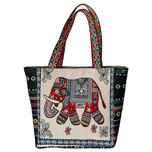 Traditional Women Tote Bag, Travel Bag, Handmade Casual Handbags for  Elephant