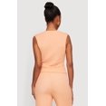 thumbnail image 4 of Women's Textured Knit V Neck Button Front Vest, 4 of 4