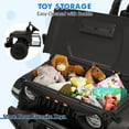 thumbnail image 3 of EastVita 24V Ride On Toys for Big Kids, 4WD 2 Seater Ride On Cars with Remote Control, Adjustable Footwell Electric Vehicle, 3 Speeds, Led Lights, Bluetooth Black, 3 of 9