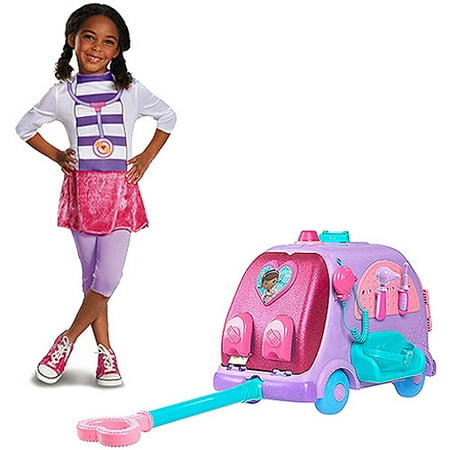 Doc McStuffins Mobile Cart and Dress Up Value Bundle