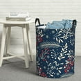 thumbnail image 5 of Picia Merry Christmas Large Laundry Basket, Waterproof, Freestanding Laundry Hamper, Collapsible Tall Clothes Hamper with Extended Handles-Small, 5 of 8