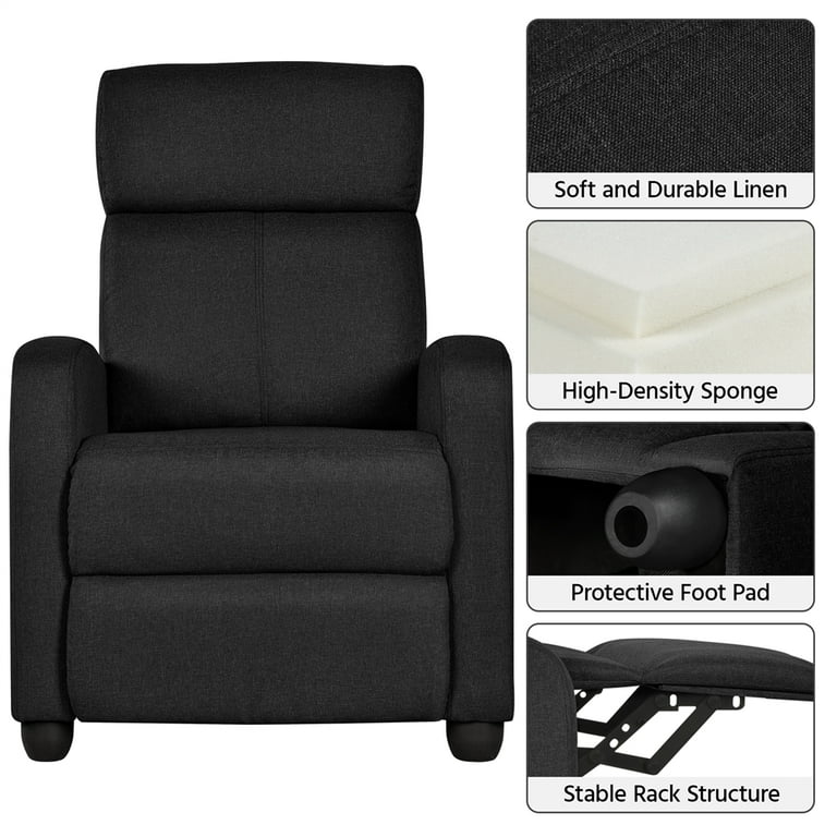 Recliner footrest hard to push down sale