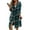 Green, variant on Women's Plaid Trench Coat Long Shacket Hooded Long Sleeve Oversized Soft Spring Button Down Single Breasted Flannel Shirt Jacket Grey X-Large