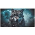 thumbnail image 2 of Wolf Lightning Clouds 3 Ring Binders 1.5 inch Hardcover File Folders with Interior Pockets A4 Size Organizer for School Office Hospital Set of 2, 2 of 8