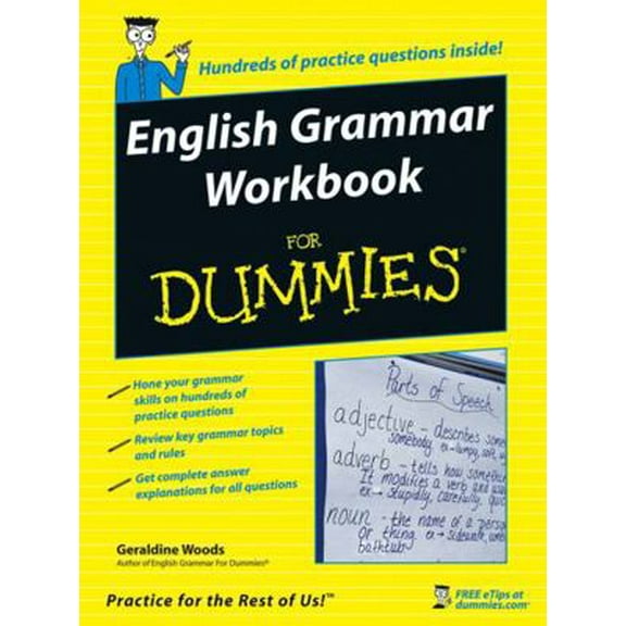 Pre-Owned English Grammar Workbook For Dummies (Paperback) 0764599321 9780764599323