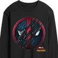 thumbnail image 3 of Marvel Deadpool & Wolverine - Scratch Logo - Men's Long Sleeve Graphic T-Shirt, 3 of 5