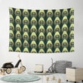thumbnail image 6 of Gaeub Peacock Gold Feather Print Tapestry Wall Hanging(60x40 inches),Tapestry Home Decor,Wall Art for Living Room Bedroom Home Decor, 6 of 8