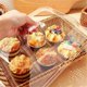 thumbnail image 4 of Basket with Lid,Basket with Lid for Food,Tabletop Food Serving Basket,Woven Picnic Basket,Bread Basket for Serving, 4 of 5