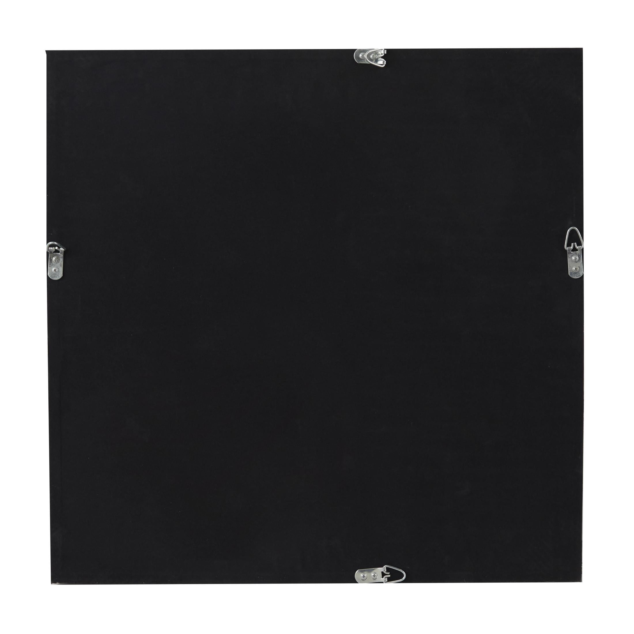 24" x 24" Dark Brown Geometric 3D Weaved Shadow Box, by DecMode