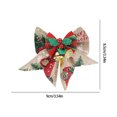 thumbnail image 3 of Needhep Christmas Tree Toppers Red Bows, Wreath Bow Party Supplies, Christmas Velvet Wreath Bow, Christmas Tree Hanging Decoration Bow for Christmas Decoration Holiday Party Crafts (C), 3 of 6
