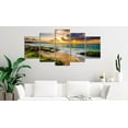 thumbnail image 2 of Tiptophomedecor Stretched Canvas Landscape Art - Turquoise Sea 5 Piece - Stretched & Framed Ready To Hang Art, 2 of 4