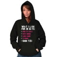thumbnail image 3 of What Look In Guys Shih Tzu Dog Lover Hoodie Sweatshirt Women Brisco Brands S, 3 of 6