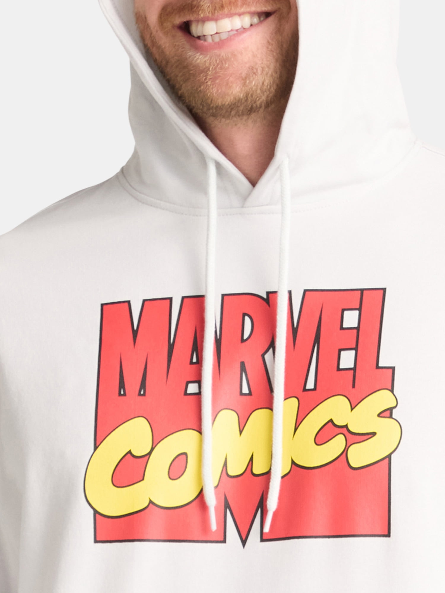 Marvel Comics Men's and Big Men's Graphic French Terry Hoodie, Sizes XS-3XL