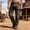 Brun, variante sur Pantalons Cargo pour Hommes avec Multiples Poches Utilitaires et Coutures Renforcées pour Tenue Décontractée Quotidienne et Durabilité au Travail