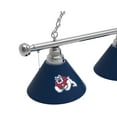 thumbnail image 2 of Fresno State 3 Shade Billiard Light with Chrome FIxture, 2 of 3