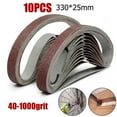 thumbnail image 3 of 10pcs 25*330mm Sanding Belt 40-1000Grit Grinding and Polishing for Angle Grinder, 3 of 5