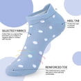 thumbnail image 6 of Loritta 30 Pairs Ankle Socks for Women Colorful Low Cut Socks Bulk Pack Womens Socks Size 9-11, 6 of 7