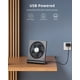 thumbnail image 4 of Ventilador USB Koonie Strong Wind, ultrasilencioso, pequeño escritorio negro, 4 of 6