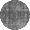 thumbnail image 1 of Ahgly Company Indoor Round Oriental Gray Industrial Area Rugs, 7' Round, 1 of 4
