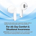 thumbnail image 5 of Wireless Bluetooth Headphones, Bluetooth Headset 5.3 In-Ear Wireless Headphones with Noise Cancelling Microphone, 40H HiFi Stereo Playback, IPX8 Wirel, 5 of 5