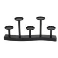 thumbnail image 4 of Candelador de Pilares, Candelabro Negro Ampliamento Utilizado Estilo Simple Fuerte Duradero 5 Platos para La Fiesta, 4 of 7