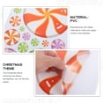 thumbnail image 5 of Gymnture 8 Sheets of Christmas Window Clings Candy Pattern Window Stickers Removable Static Window Decal, 5 of 10