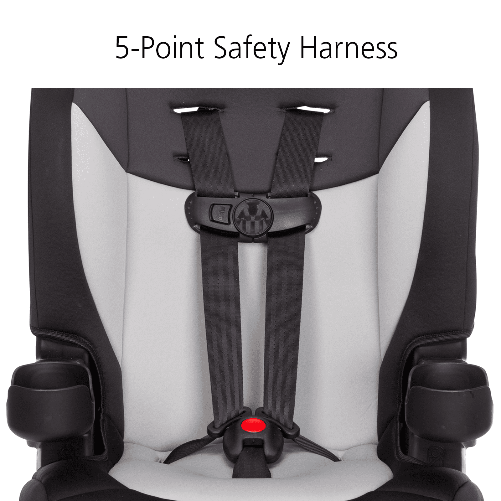 Safety 1st Grand 2-in-1 Booster Car Seat, Black Sparrow, Toddler, Unisex