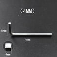 thumbnail image 1 of Lefu L Shape Square Head Wrench Square Key 4 Point Wrench Screwdriver Set 3-10mm, 1 of 8