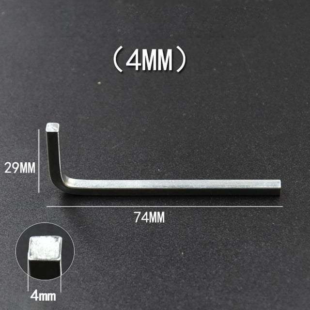 L Shape Square Head Wrench Square Key 4 Point Wrench Screwdriver Set 3