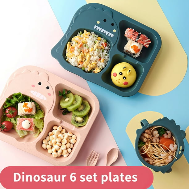 Dinosaur plate cheap set