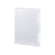 thumbnail image 1 of Minnieouse Transparent Portable File Case Double-buckle with Box Handle Containers Bolsas de maquillaje Blanco A5 grueso, 1 of 1