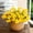 Yellow, variant on Artificial Flowers for Outdoor Garden Decor, ZZkhGO Realistic 7-Head Spring Collection, Vivid Colors Plastic Wedding Photography Props Home Decoration