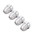 thumbnail image 1 of AN8 Thread Connector, Aluminum Alloy Universal Male Thread Billet Standard Size 4PCS With 3/4in Flange For Auto Maintenance, 1 of 8
