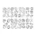 thumbnail image 2 of 8x Shrink Sheets with Various Patterns Art DIY Handmade Craft Tool for Keychains - Animal, 2 of 6
