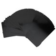 thumbnail image 4 of 50 Uds. Tarjeta de visita grabada de aluminio de Metal negro de 0,2mm tarjeta resistente al agua resistente al desgaste, 4 of 13