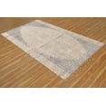 thumbnail image 4 of Casavani Hand Block Printed Blue Cotton Kitchen Area Carpets Indoor Outdoor Rug 4x6 feet, 4 of 7