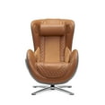 thumbnail image 5 of Nouhaus Heated Classic Massage Chair Full Body and Spot Massaging Recliner with Ottoman, Bluetooth Speaker, in-Chair Charger Caramel, 5 of 12