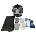 thumbnail image 2 of 6800 gas mask spray paint chemical decoration pesticide anti-poison mask dust head cover protective mask blue spherical mask 15 pieces (seven pieces + 8 pieces of filter cotton), 2 of 7