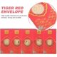thumbnail image 2 of 5 sobres rojos chinos de Año Nuevo 2022, sobres de la suerte, paquete de la suerte Hong Bao para bodas del Año del Tigre 2022, 2 of 5