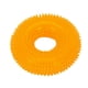 thumbnail image 3 of Methold Juguete masticable para mascotas, pelota chirriante de entrenamiento, juguete interactivo con sonido Molar TPR Suministros para perros naranja L, 3 of 6