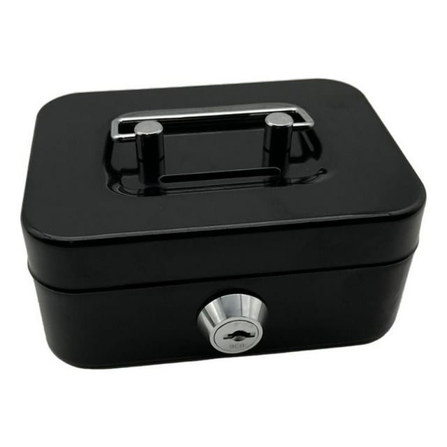 HLONK Durable Sturdy Handles Lockable Security with Coin Slot Money Box Cash Box Coin Saving Box Coin Bank GREEN