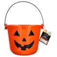 thumbnail image 5 of Light-Up Jack-o'-Lantern Trick-or-Treat Bucket, Orange, 6.5", Halloween by Way To Celebrate, 5 of 6