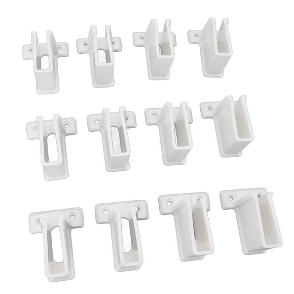 Wire Shelf End Bracket, Wire Shelf End Support 12 Pcs for Closet