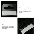 thumbnail image 5 of 200 Pcs Aircraft Hole Hook Coat Hangers Adhesive Tabs Heavy Duty Hooks Pegboard Display Label Sticker Pvc, 5 of 6