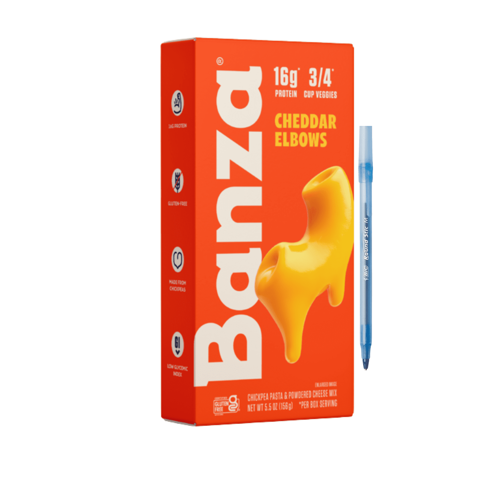 Cheddar Elbows Mac & Cheese, Gluten Free, High Protein 5.5 oz