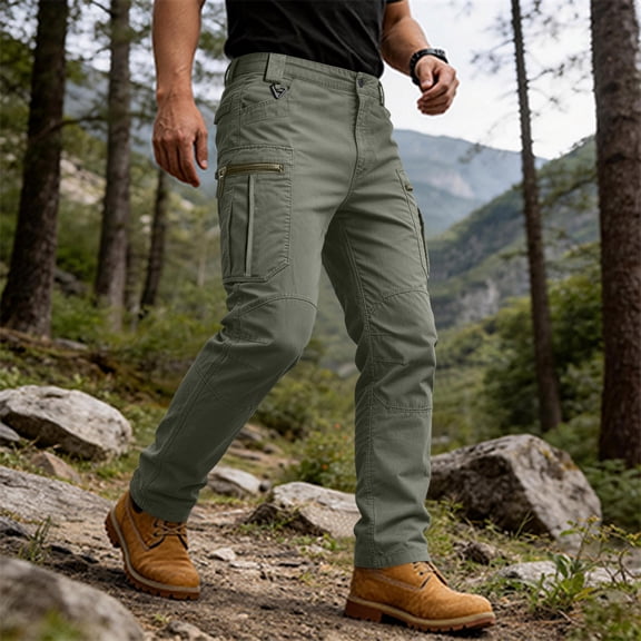 Mens Relaxed Fit Stretch Cargo Pant