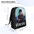 thumbnail image 3 of Unisex Wednesday Backpacks School Bag Bookbag Casual Daypack Backpack, 3 of 5
